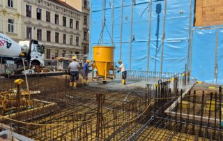 Baufortschritt in der Odoakergasse 25