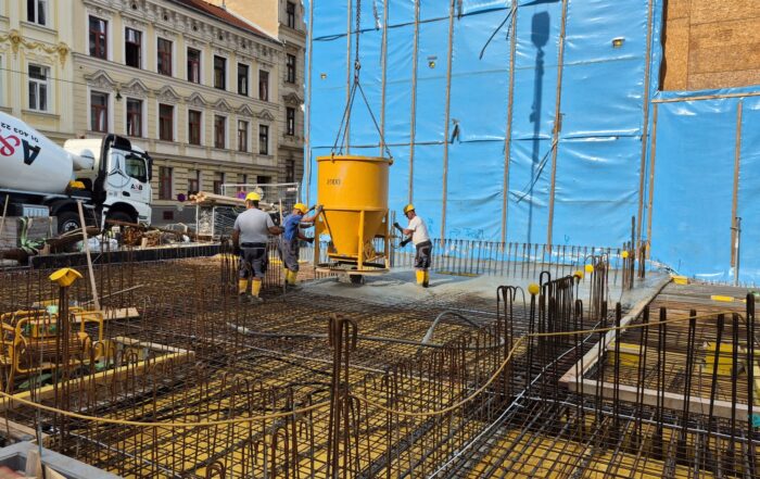 Baufortschritt in der Odoakergasse 25