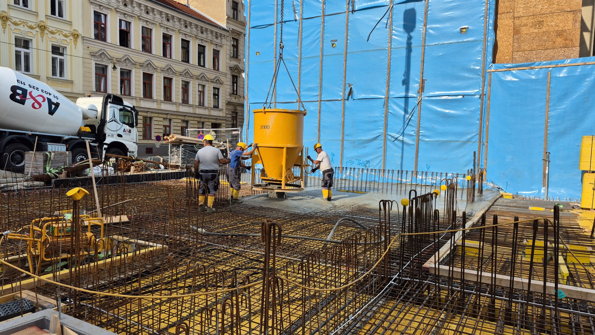Baufortschritt in der Odoakergasse 25