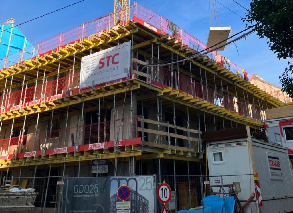 Baufortschritt in der Odoakergasse 25