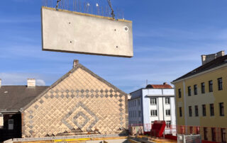 Baufortschritt in der Odoakergasse 25