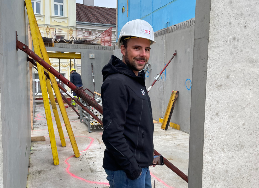 Baufortschritt in der Odoakergasse 25