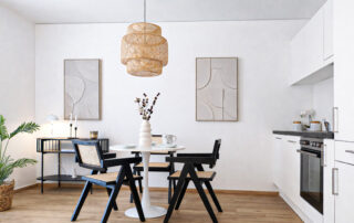 Einblick in die Musterwohnung