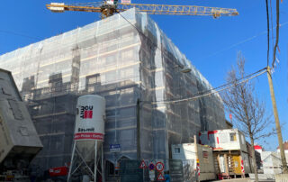 Baustellenupdate - Fassadenarbeiten und Fenstereinbau