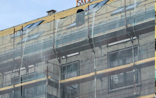 Baustellenupdate - Fassadenarbeiten und Fenstereinbau