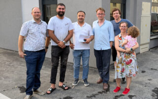 Das Team von STC und STRABAG