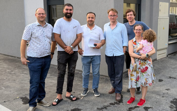 Das Team von STC und STRABAG
